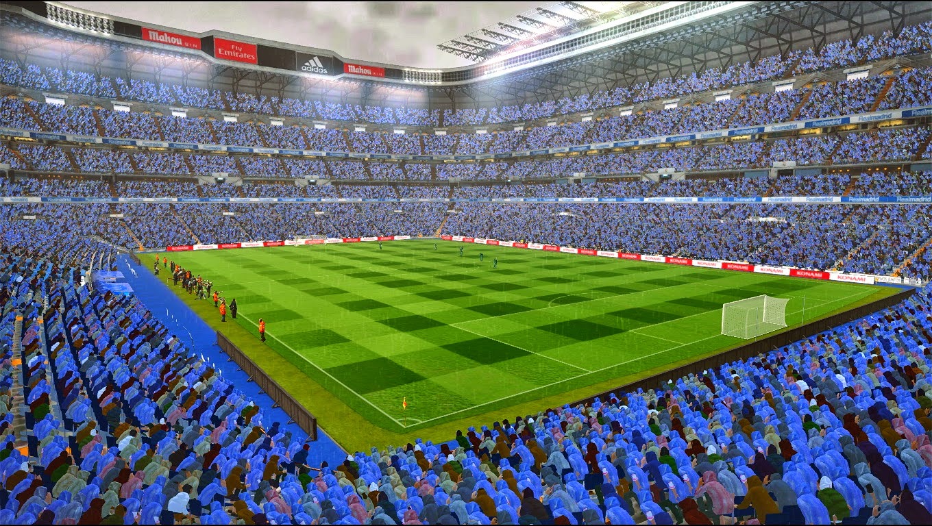 pes 2015 pc estádio santiago bernabéu stadium