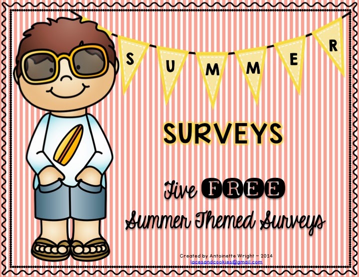 http://www.teacherspayteachers.com/Product/FREE-Summer-Surveys-1234570