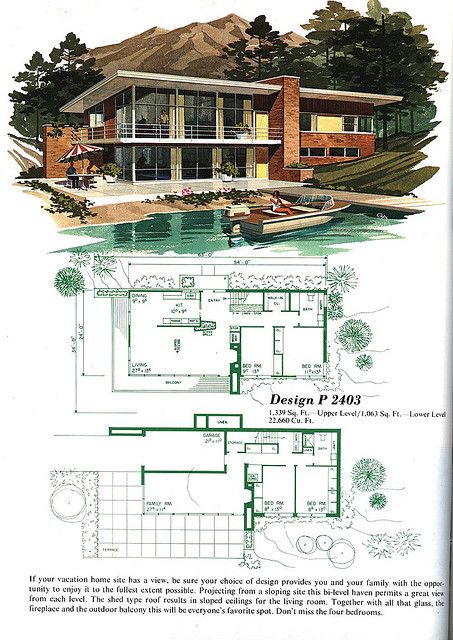 Mid Century Modern House Plans