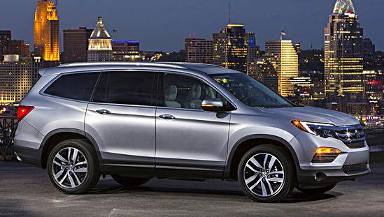  2016 Honda Pilot Earns Top Safety Pick Plus Rating