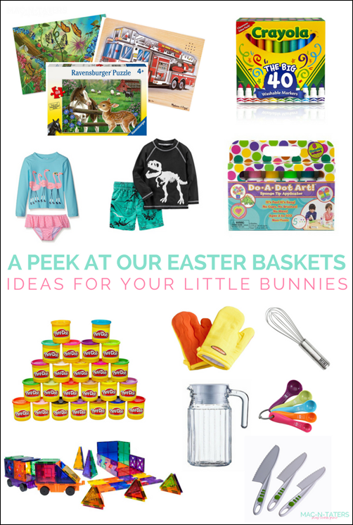 Easter Basket Gift Ideas for Kids: Perfect for the creative kids and montessori children. 