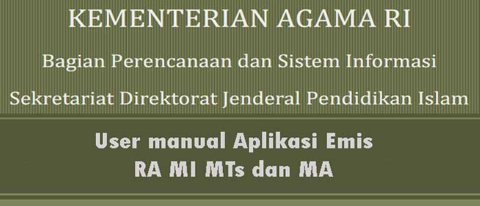 Download User Manual Emis RA MI MTs DAN MA Makara Pintar User Manual Emis RA MI MTs dan MA