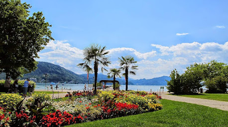 Klagenfurt - tóparti sétány