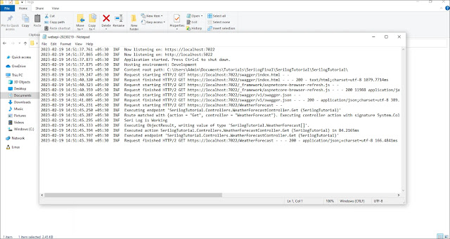 How to Use Serilog in ASP.NET Core Web API