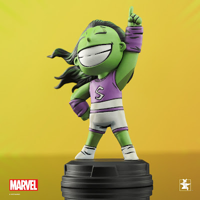 She-Hulk Animated Marvel Mini Statue by Skottie Young x Gentle Giant