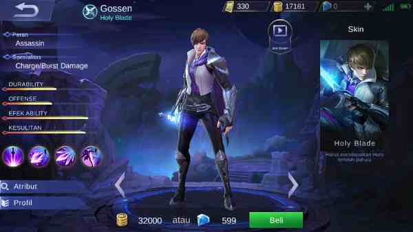 Kelebihan dan Kekurangan Hero Gossen Mobile Legend, Yakin Mau Beli