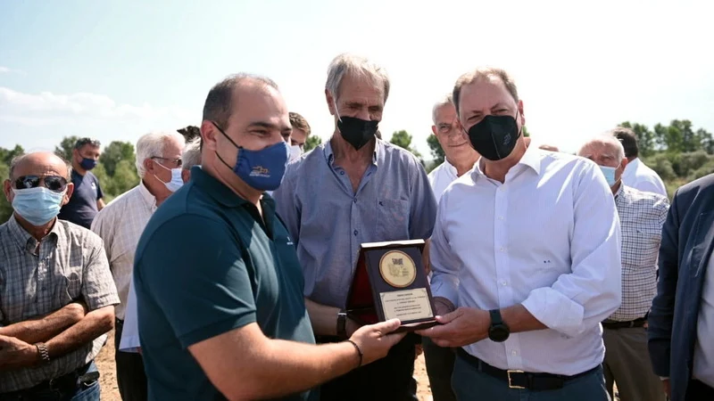 Περιοδεία ΥΠΑΑΤ Σπήλιου Λιβανού στον Έβρο - Ξεκινά η κατασκευή του αρδευτικού έργου Ερυθροποτάμου