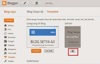 Cara Mudah Menonaktifkan Tampilan Seluler/Mobile Di Blog