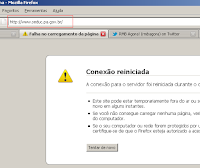 Pré-matricula da Rede Estadual começou hoje, mas o site da SEDUC está fora do ar