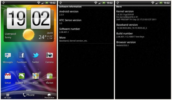 HTC Sensation, arriving very important update to HTC Android Sense 3.5 and 2.3.5