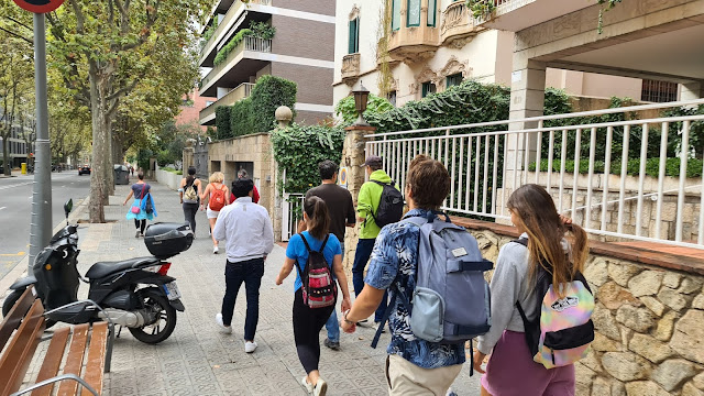 New in barcelona: Walk to the Tibidabo