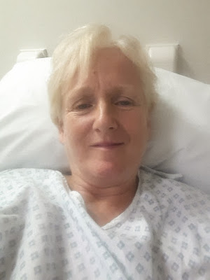 A selfie taken soon after I returned to the ward