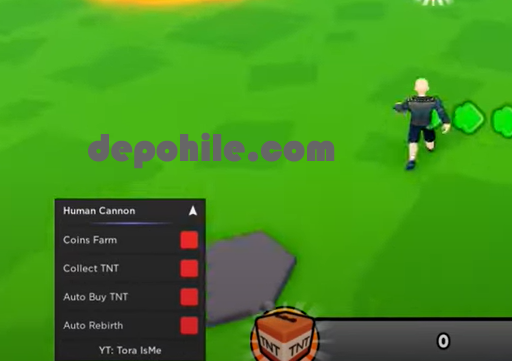 Roblox Human Cannon Farm, TNT Toplama Script Hilesi İndir