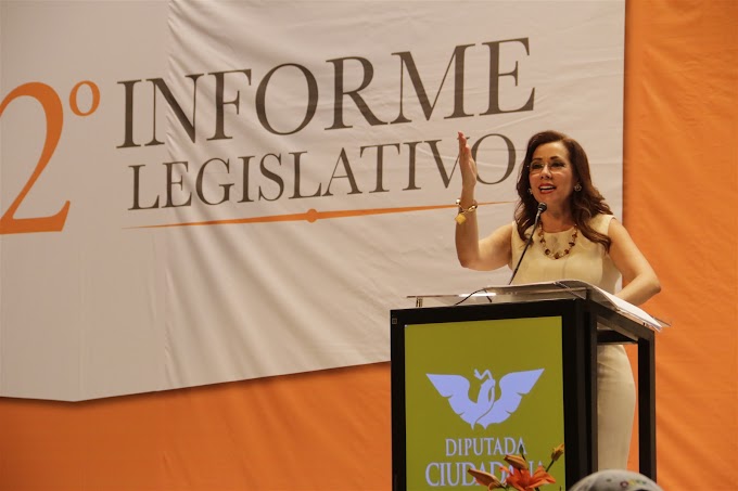 Estados// Rinde María Elena Orantes su Segundo Informe Legislativo.