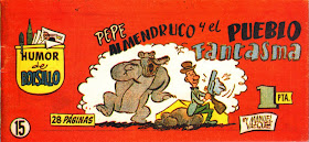 Humor de Bolsillo nº 15 Pepe Almendruco y el pueblo fantasma