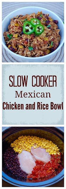 Slow Cooker Mexican Chicken and Rice Bowl