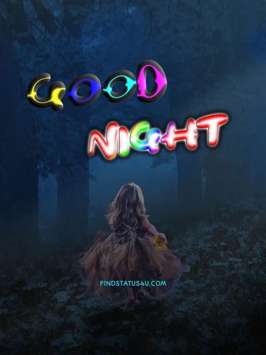 good night girl image