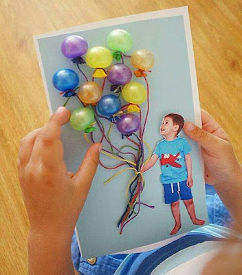 Tarjeta de globos por el Día de la Madre Mamá