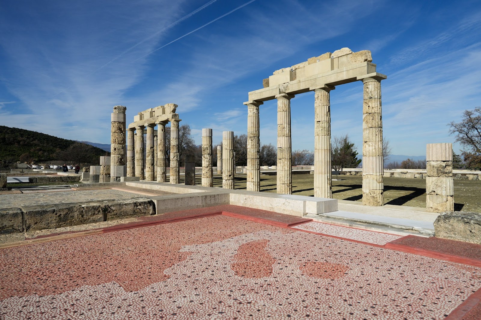 Ανάκτορο Φιλίππου Β΄, αρχαιολογικός χώρος Αιγών. [Credit: Κωνσταντίνος Τσακαλίδης/ SOOC]