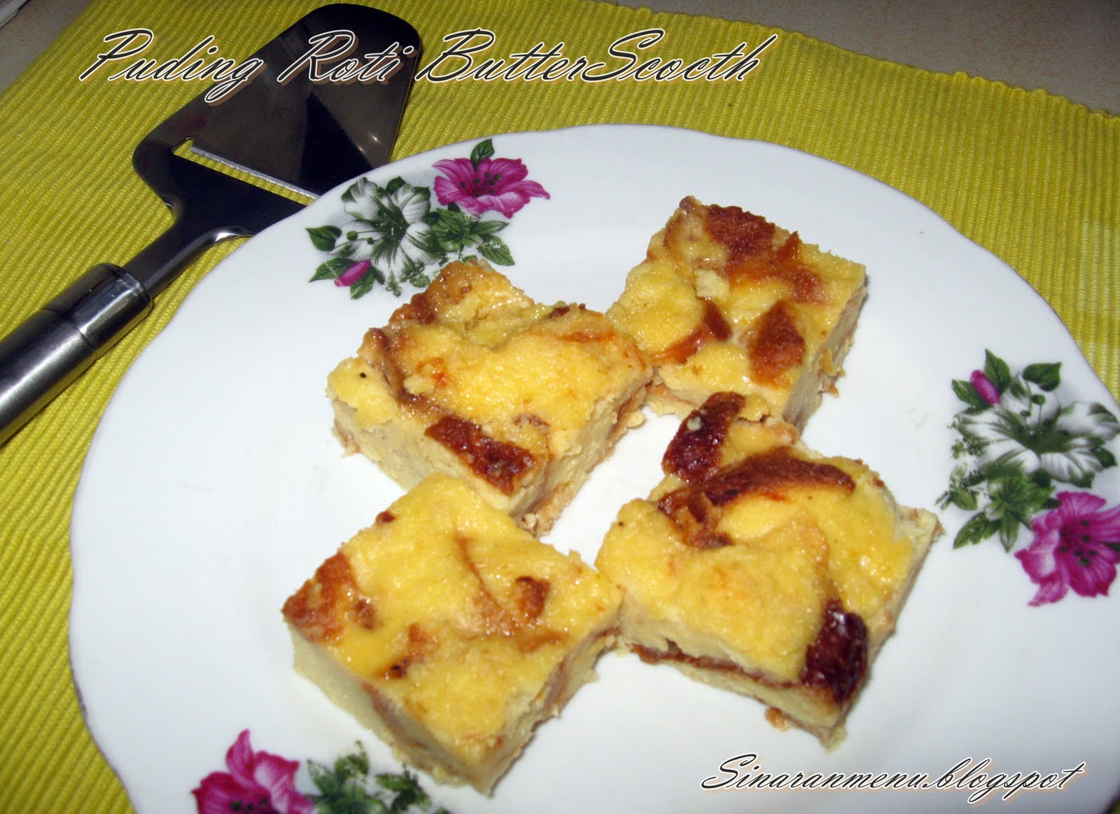 SinaranMenu: Puding Roti Butterscotch