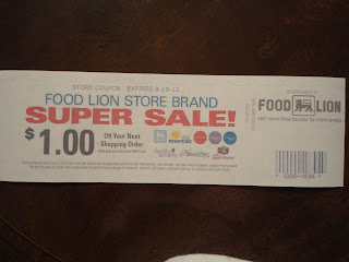 Food Lion Super Sale catalina coupon