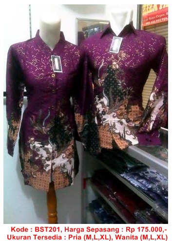  Batik  Sarimbit  Semi  Sutra  I Online Mall Pakaian Indonesia