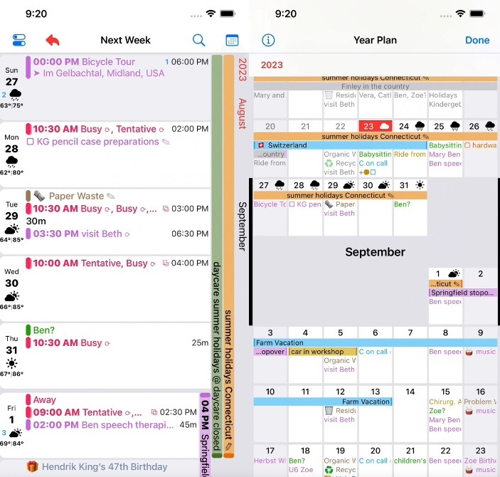 Week Plan Calendar App Review