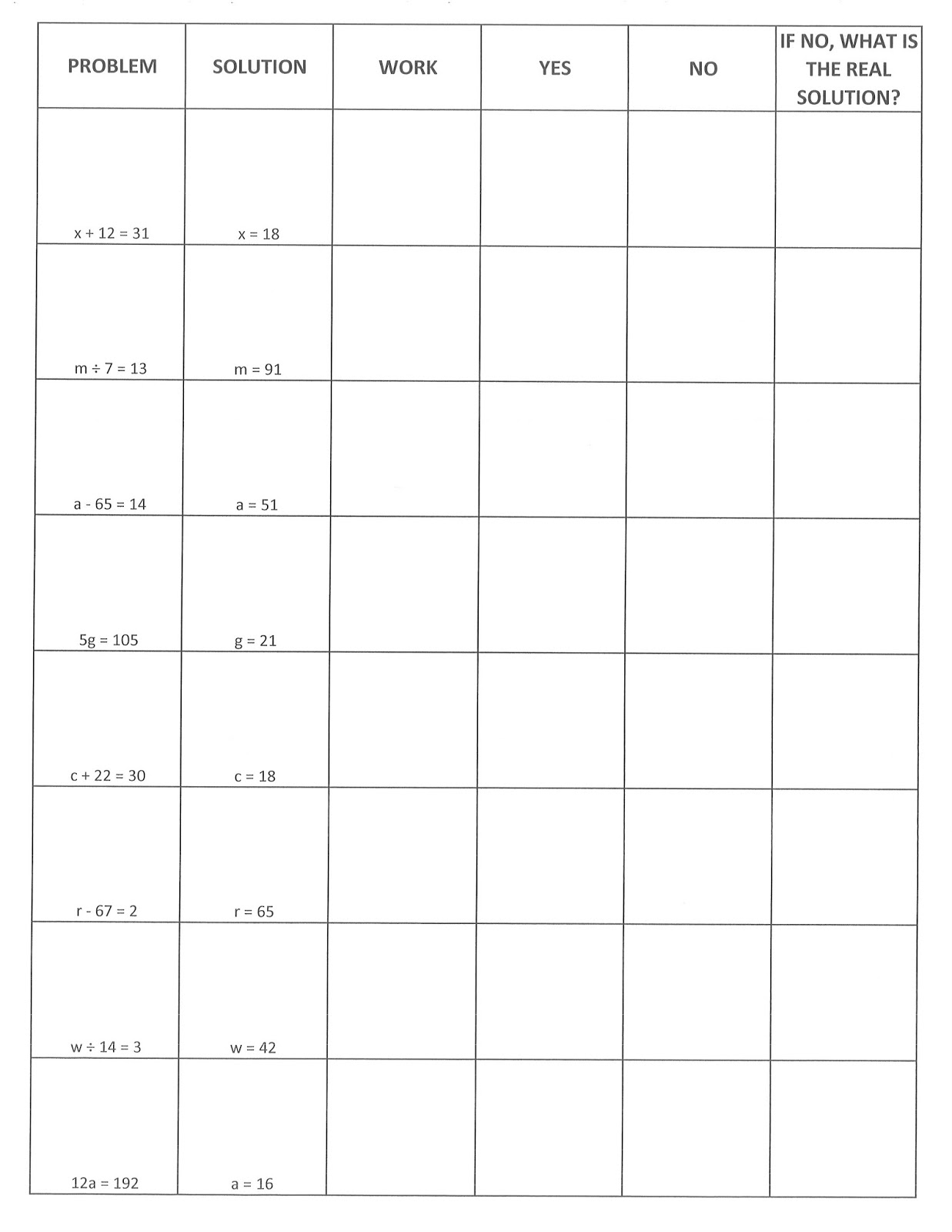 Writing And Solving Equations 6th Grade Worksheets  geometry worksheets coordinate with answer 