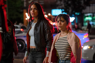 Melissa Barrera (“Sam Carpenter”), left, and Jenna Ortega (“Tara Carpenter”) stars in Paramount Pictures and Spyglass Media Group’s "Scream VI."