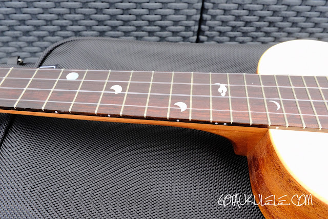 Oulcraft Soul Concert Ukulele neck