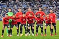 R. C. D. MALLORCA. Temporada 2021-22. Manolo Reina, Franco Russo, Rodrigo Battaglia, Martin Valjent, Ángel Rodríguez. Pablo Maffeo, Ruiz de Galarreta, Kang-In Lee, Dani Rodríguez, Amath y Brian Oliván. REAL SOCIEDAD DE FÚTBOL DE SAN SEBASTIÁN 1 R. C. D. MALLORCA 0. 16/10/2021. Campeonato de Liga de 1ª División, jornada 9. San Sebastián, Guipúzcoa, Reale Arena.