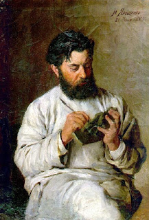 Painting of a sculptor