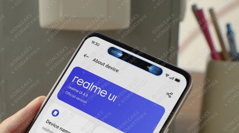 Leak: realme to have its own version of Dynamic Island!