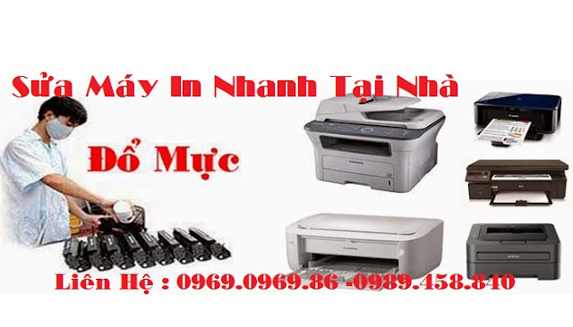 sửa chữa máy in, đổ mực máy in tại nhà Hà Nội LH 0969.0969.86