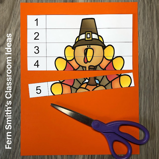 Click Here to Download these Thanksgiving Counting Puzzles for Your Classroom Today!