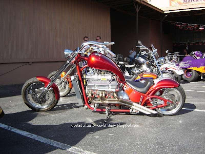 bike with big engines @ auto show