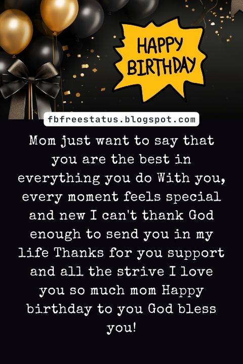 Birthday Wishes For Mom