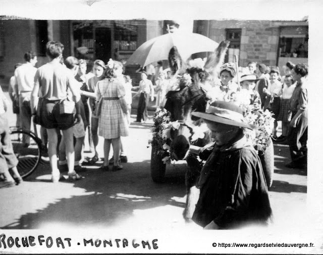 fête à Rochefort-Montagne août 1946.