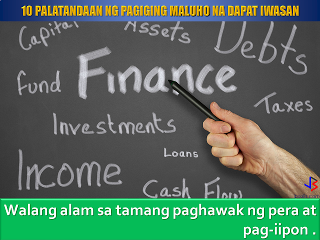 Why living luxuriously can be bad for your future? For the typical Filipino worker, finding a job is difficult unless you have the education and training to fit the job, otherwise, you will end up waiting for months or even years to actually find a job. Filipinos often fall to the one-day-millionaire syndrome, meaning, when they got a chunk of money either from their salary or other sources, they tend to spend it for leisure, partying, shopping and other things for their enjoyment without thinking that they need to save for their future. Luxurious spending  can harm both your wallet and your future.  We gathered 10 reasons on how to determine if you are living luxuriously for you to be aware of it and avoid it for your own good.   1. You spend all your salary without being able to settle your credit card bills and paying your debts.  2. You are fond of buying branded stuffs like clothes, shoes etc. just to be "in" or look "cool".  3.You are struggling with your daily expenses and yet still indulge yourself to partying for more than once in a week.  4.Buying gadgets and  things that you don't really need especially things that the value easily deteriorate.  5.You are always choose cozy and expensive restaurants so that you can post a new "foodporn" photos on social media that people may actually think that you are rich, without having any savings.  6.You travel a lot to the extent that you spend all of your money even your emergency funds just to make that tour. You value travelling more than saving.  7. Your every celebration needs to look like a feast everytime even if it means you'll be plunging into neck-deep debt.  8.False generosity. You always show-off, throwing a party, sponsoring a drink or dinner with friends and spending all your savings while doing it.  9. Saving for the future is not on your vocabulary. You do not bother yourself in finding ways to save money.  10. You are financially illiterate. All you know is that money is made for spending. So little that you know that the money you started to save now could save you in the future.  It is never too late to start. You can begin with saving small amounts in your piggy bank and eventually moving it into a bank account. You can later put it in an investment or a mutual fund. Get yourself a health insurance or pay you social security contributions. When you retire, you can actually use the money you saved for putting up a business to sustain you when nobody else will. You are not growing any younger. Act now and avoid  regretting all the time and money you have wasted along the way.