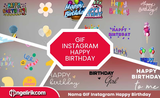 Nama GIF IG Happy Birthday