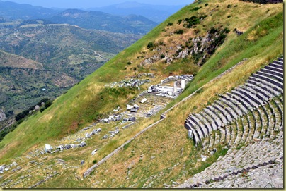 Pergamon Temple at end of street