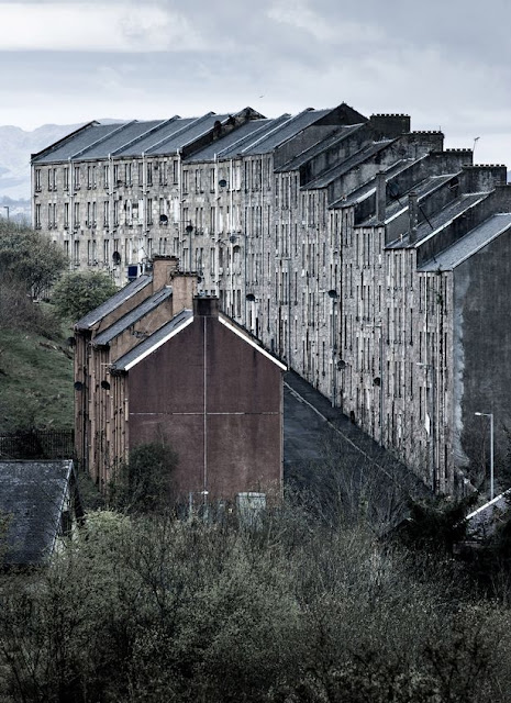 Tenement Buildings at Port Glasgow, Inverclyde