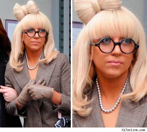 lady gaga weird. lady gaga no makeup or wig