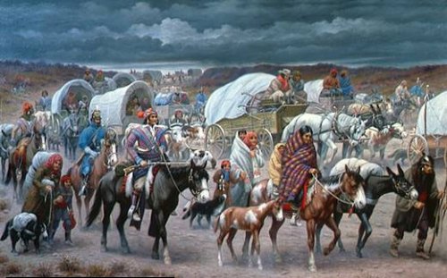trail of tears. In 1794, after the destruction