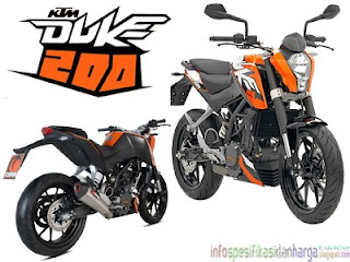 Harga KTM Duke 200 Motor Terbaru 2012