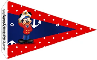 Mickey Sailor: Free Party Printables