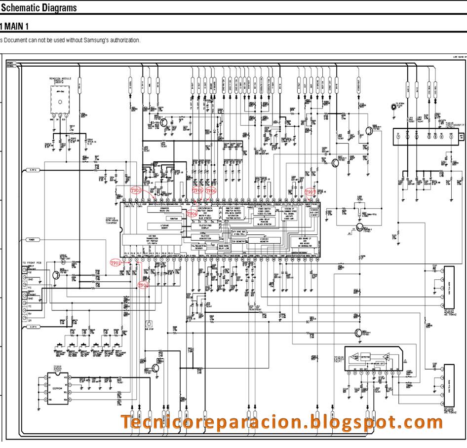 KS9B Diagrama TV Samsung  Reparación Técnica