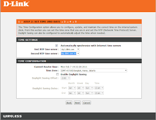 set+time1 Setting Modem D Link 2640 B