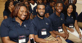 Black scholarship recipients of the Thurgood Marshall College Fund MillerCoors scholarship
