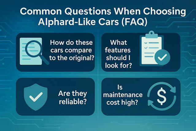 アルファードに似た車を選ぶ際によくある質問（FAQ）